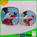 ceramic plate sets with snowman logo